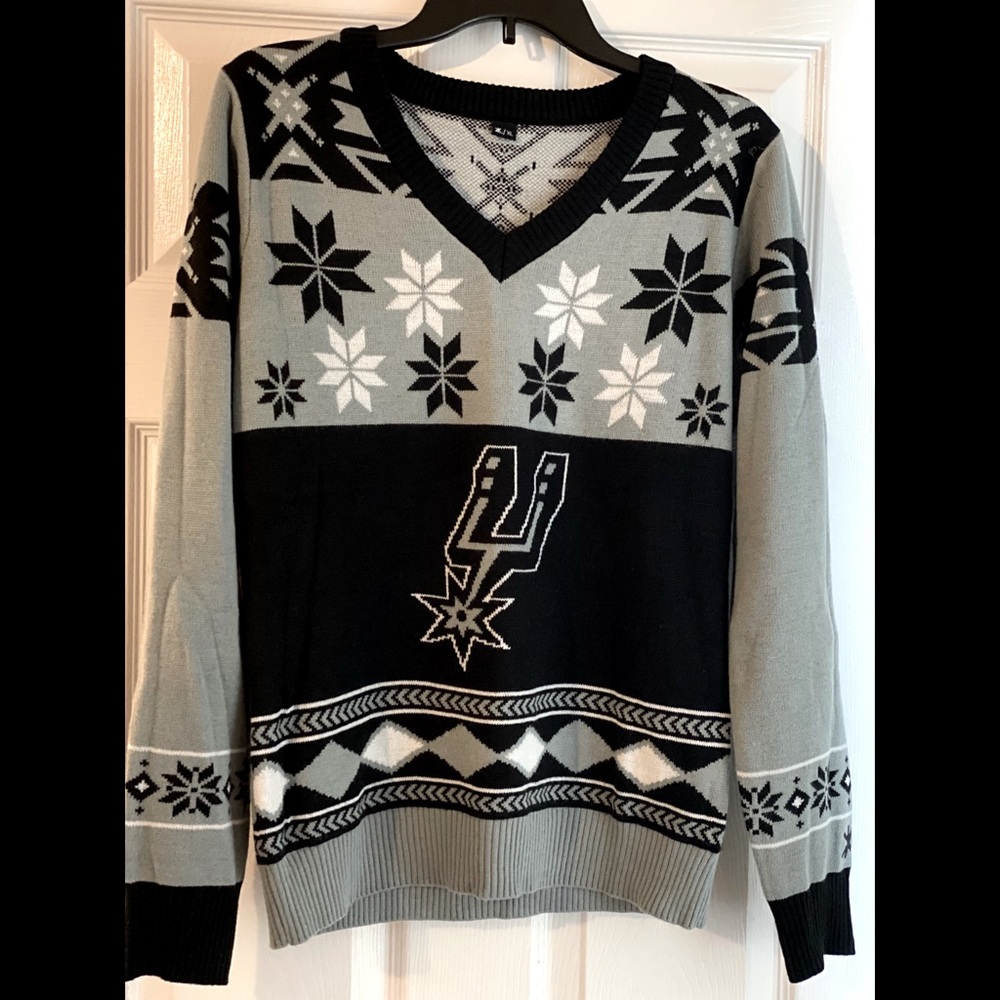 San Antonio Spurs Ugly Christmas Sweater 🎄🏀